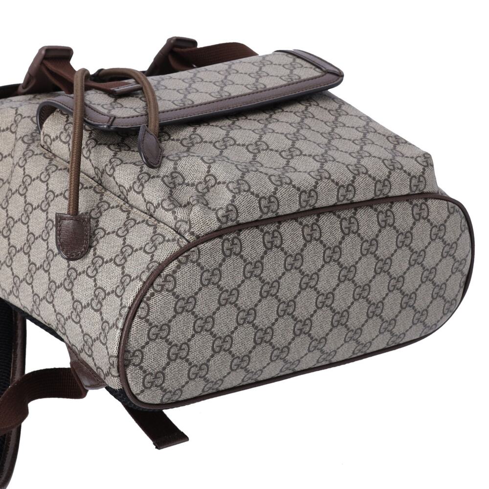 GUCCI Ophidia GG Supreme Backpack 792114 Light Brown PVC Leather - Picture 5 of 8